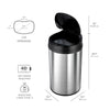 Round Motion Sensor Trash Can, Kitchen Trash Can 10.6 Gallon & 3.2 Gallon