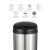 Round Motion Sensor Trash Can, Kitchen Trash Can 12.9 Gallon & 3.2 Gallon