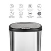 Dual Compartment Motion Sensor Trash Can 13.2 Gallon