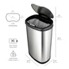 Ninestars Rectangular Motion Sensor Trash Can 