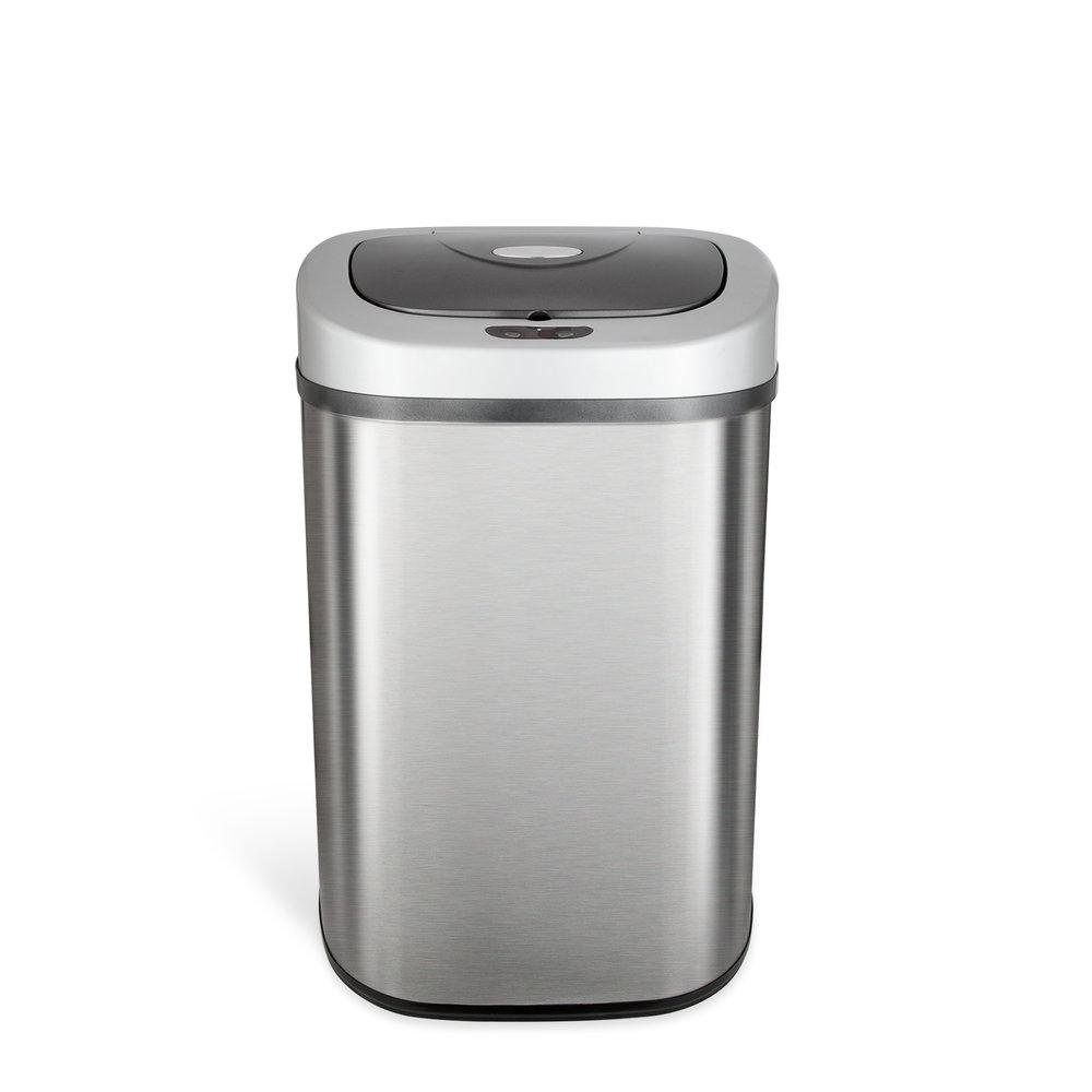 Rectangular Motion Sensor Trash Can 21.1 Gallon