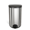 Ninestars Semi-Round Tap Sensor Trash Can