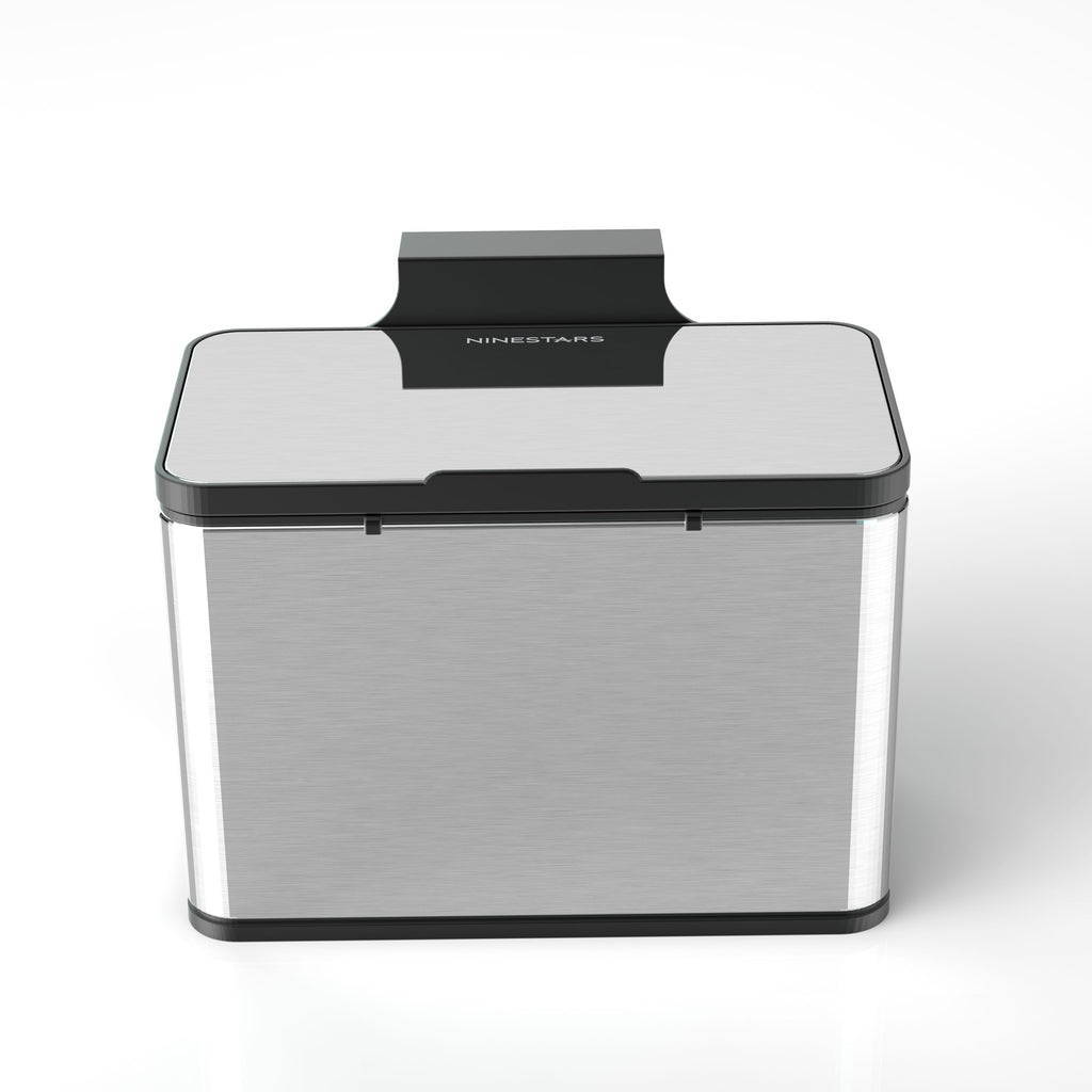 Countertop Compost Bin - Noaway© in Wood and Stainless Steel – Alabama  Sawyer