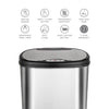 Rectangular Motion Sensor Trash Can 13.2 Gallon & 3.2 Gallon Kitchen