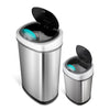 Rectangular Motion Sensor Trash Can 13.2 Gallon & 3.2 Gallon-Kitchen, Living Room