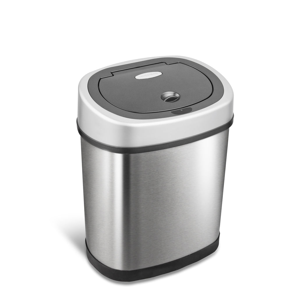 Oval Motion Sensor Trash Can 3.2 Gallon