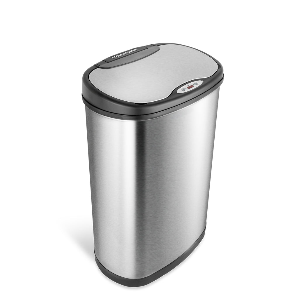 Oval Motion Sensor Trash Can 13.2 Gallon