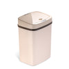 Rectangular TouchlessMotion Sensor Trash Can 3.2 Gallon, White