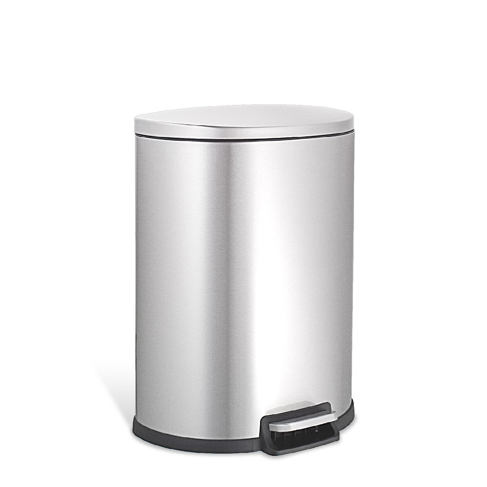 Step-On Trash Can 13.2 Gallon, D Shaped