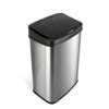 Ninestars Rectangular Motion Sensor Trash Can , Black