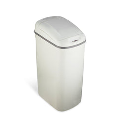 Touchless Motion Trash Can, 8.7 Gallon, White