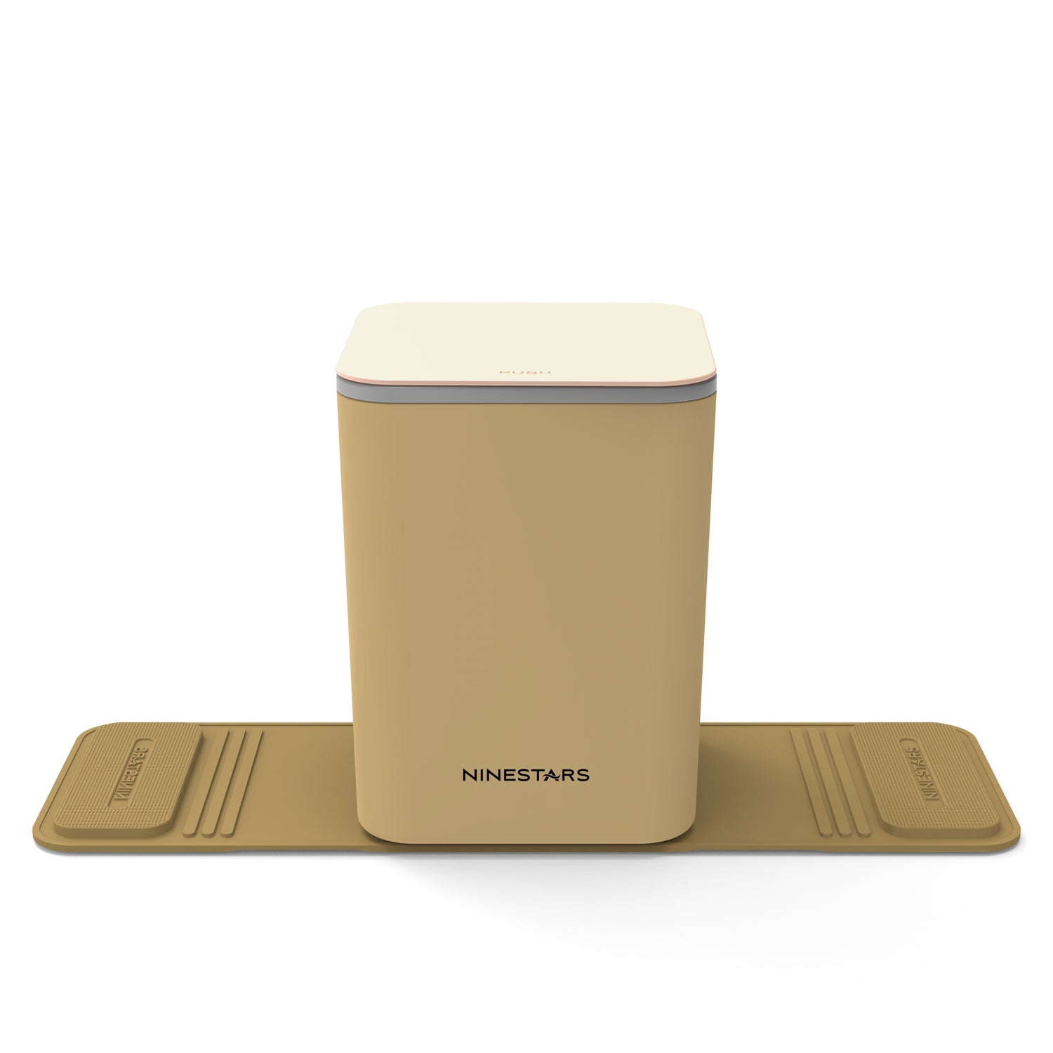 Beige Garbage Bin for Car Interiors, Front Seats and Back Seats