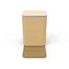 Beige Garbage Can for Your Car. Trash Can to keep car clean