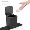 Black Push Top Portable Car Wastebasket for Camping