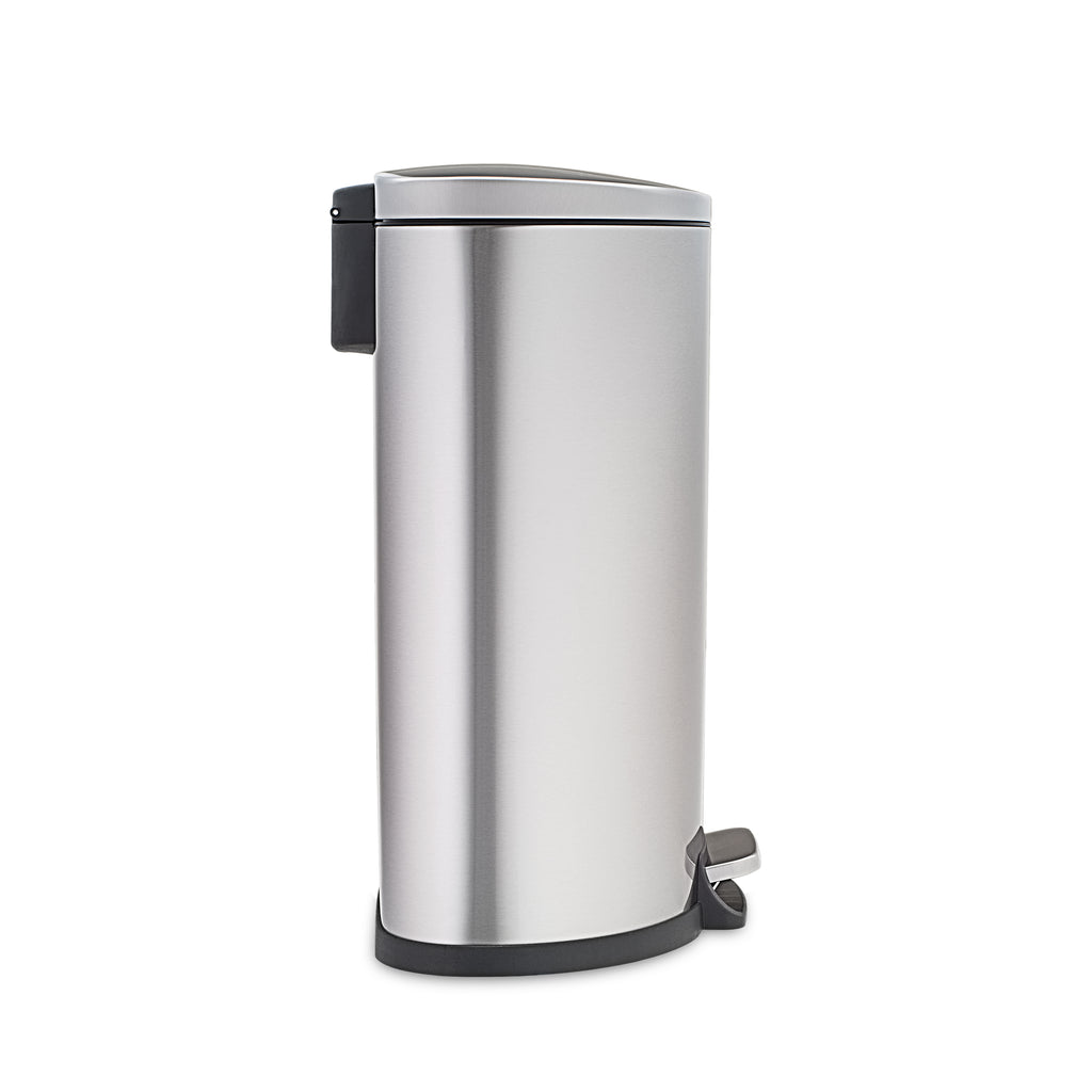 Step-On Trash Can 13.2 Gallon, D Shaped