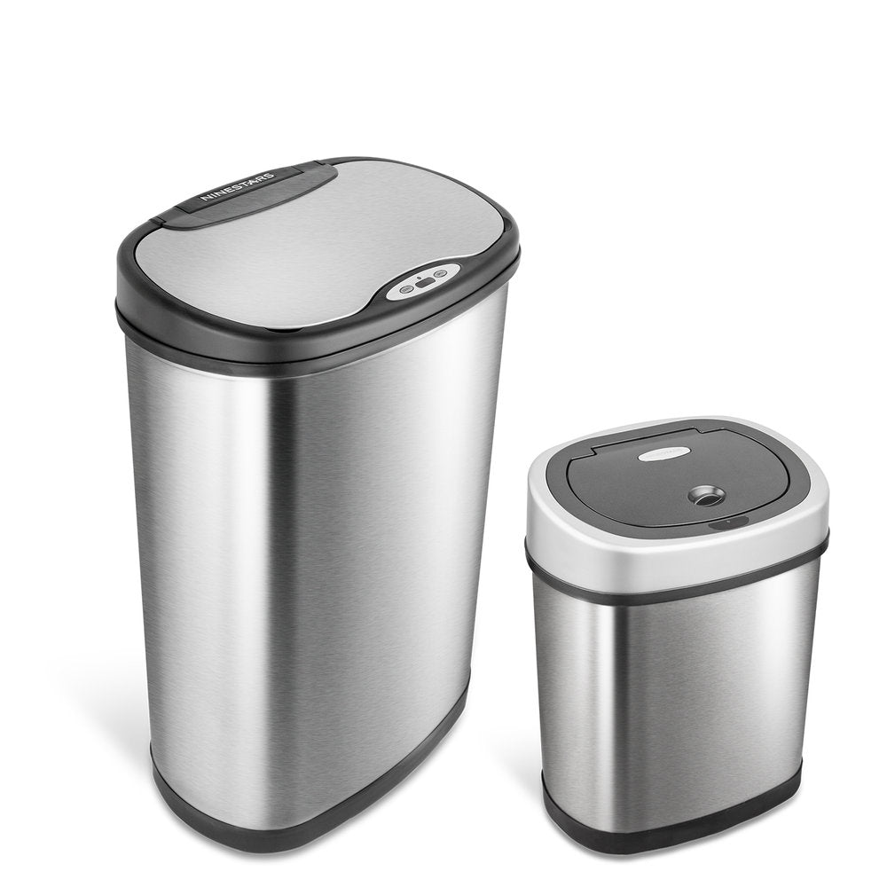 Rectangular Motion Sensor Trash Can 13.2 Gallon & 3.2 Gallon