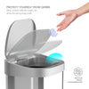 Ninestars Touchless Automatic Motion Sensor Trash Can 